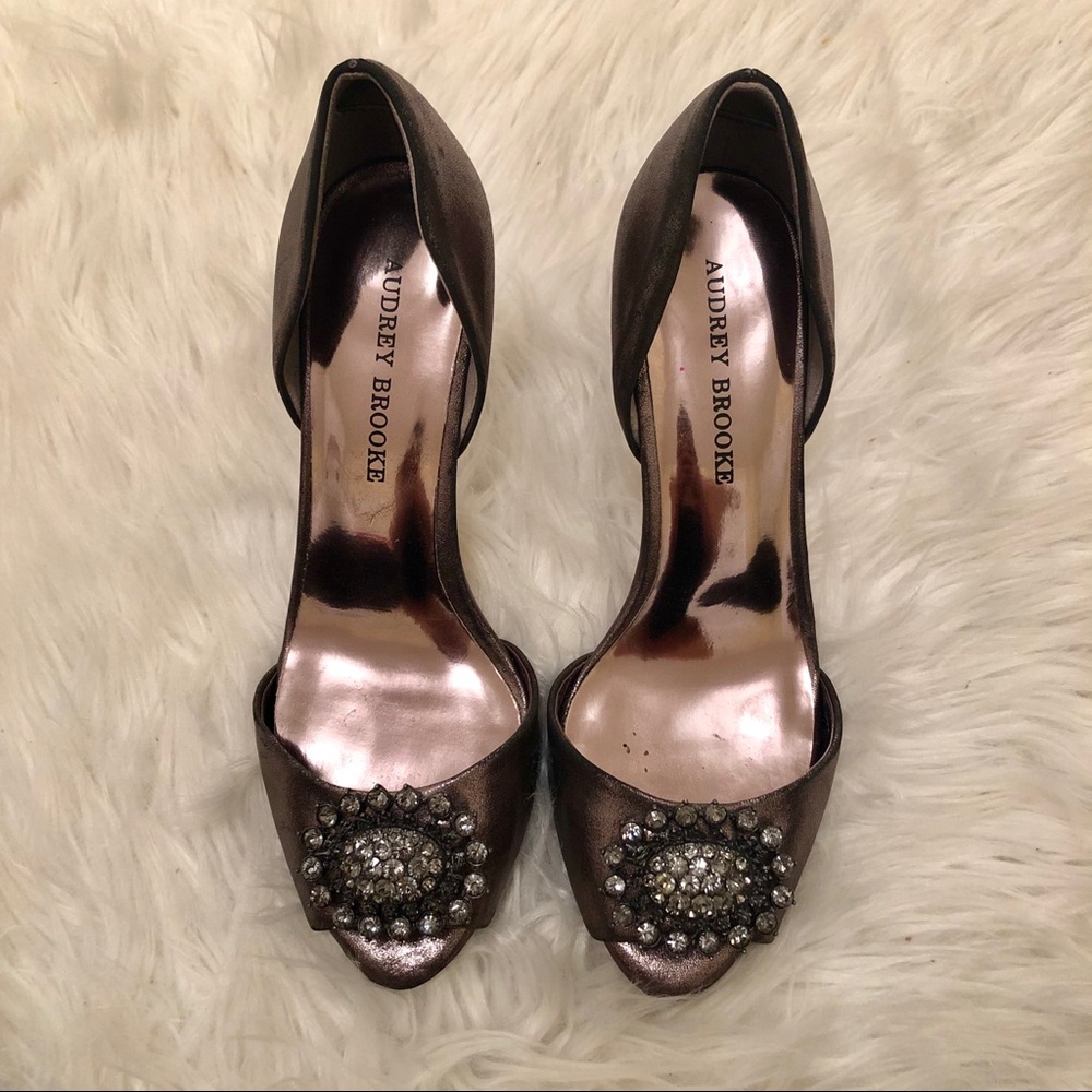 Grey Statement Heels